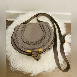 Chloe Small Marcie leather sadle bag. Authentic. No filter .Great condition